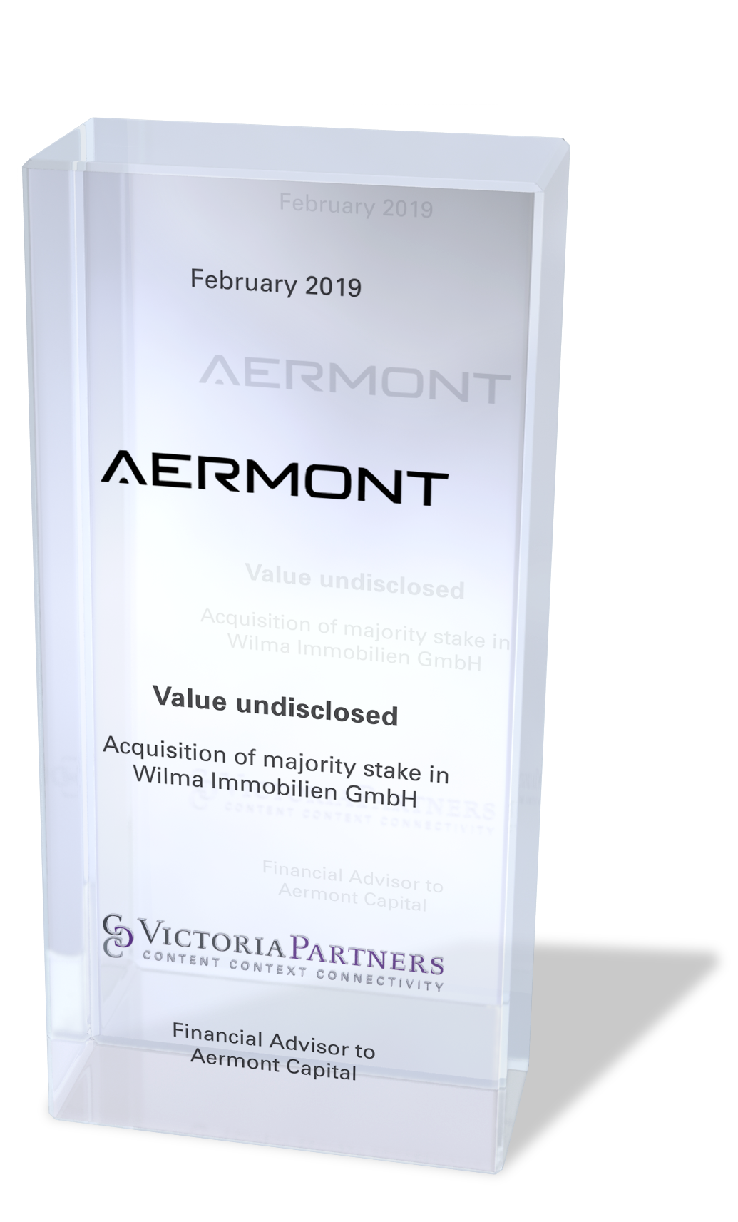 VICTORIAPARTNERS - Financial Advisor to Aermont Capital - February 2019