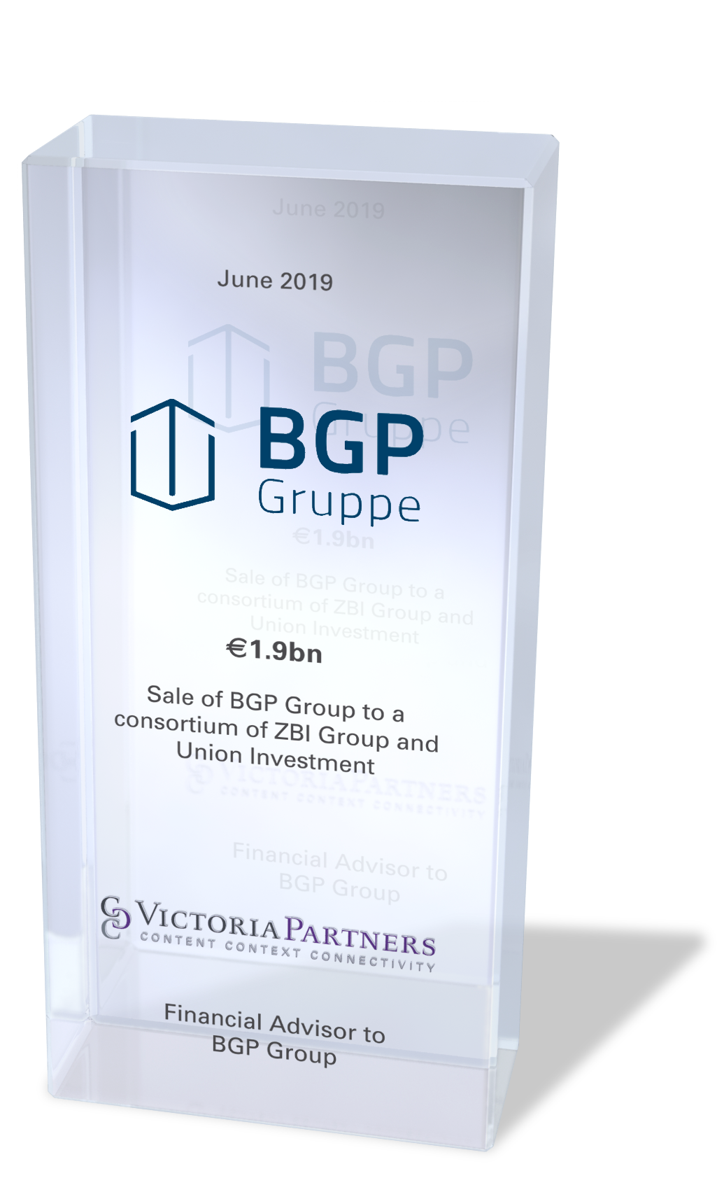 VICTORIAPARTNERS - Financial Advisor to BGP Group - June 2019