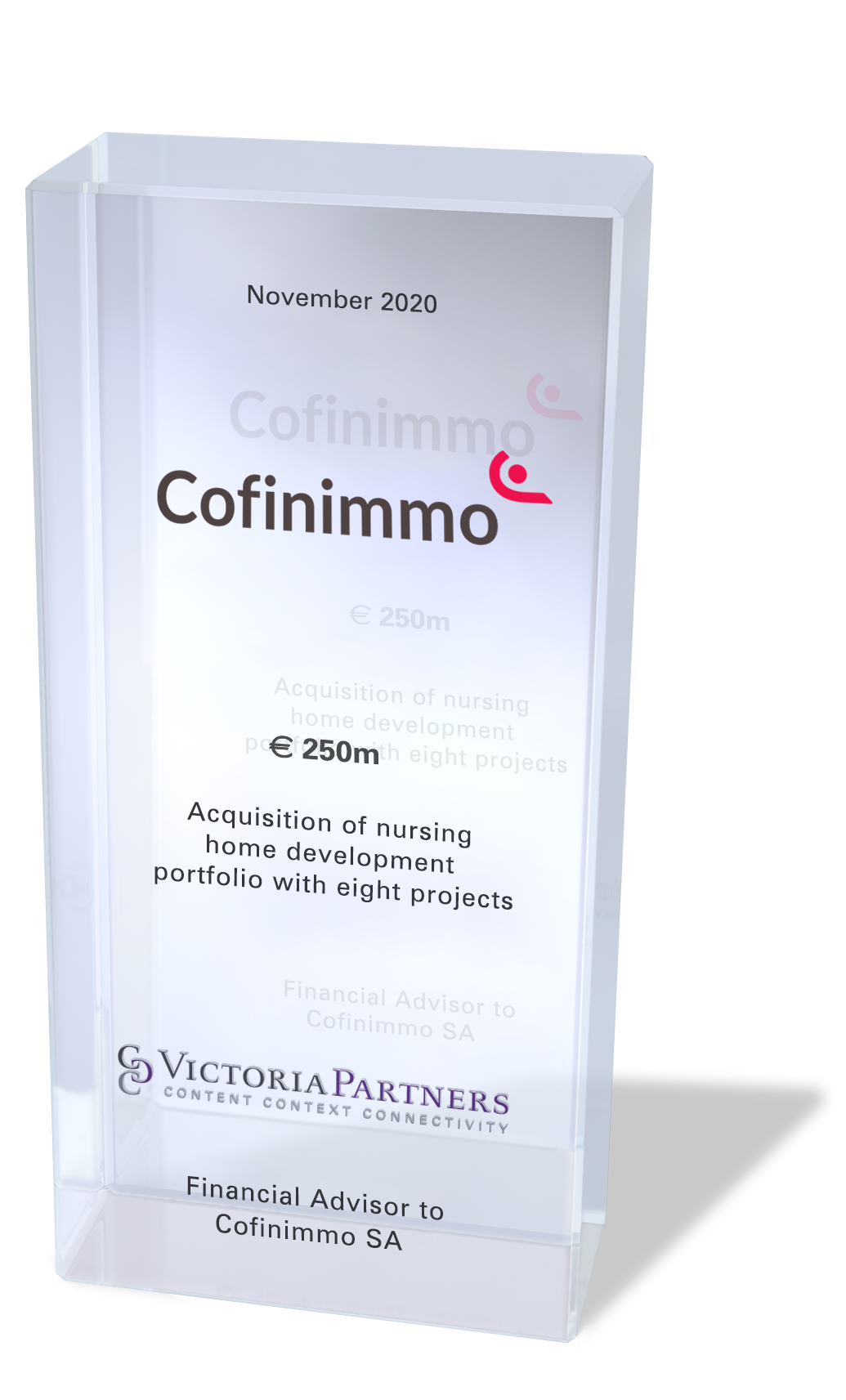 VICTORIAPARTNERS - Financial Advisor to Cofinimmo SA - November 2020