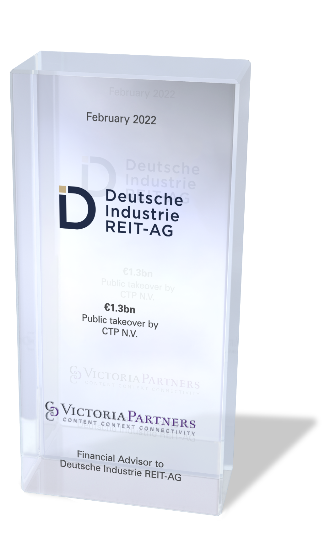 VICTORIAPARTNERS - Financial Advisor to Deutsche Industrie REIT-AG - February 2022