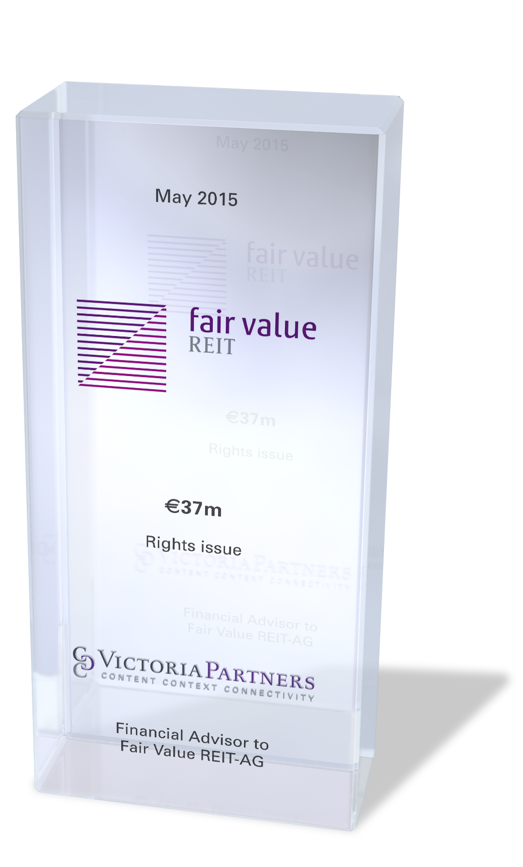 VICTORIAPARTNERS - Financial Advisor to Fair Value REIT-AG - May 2015
