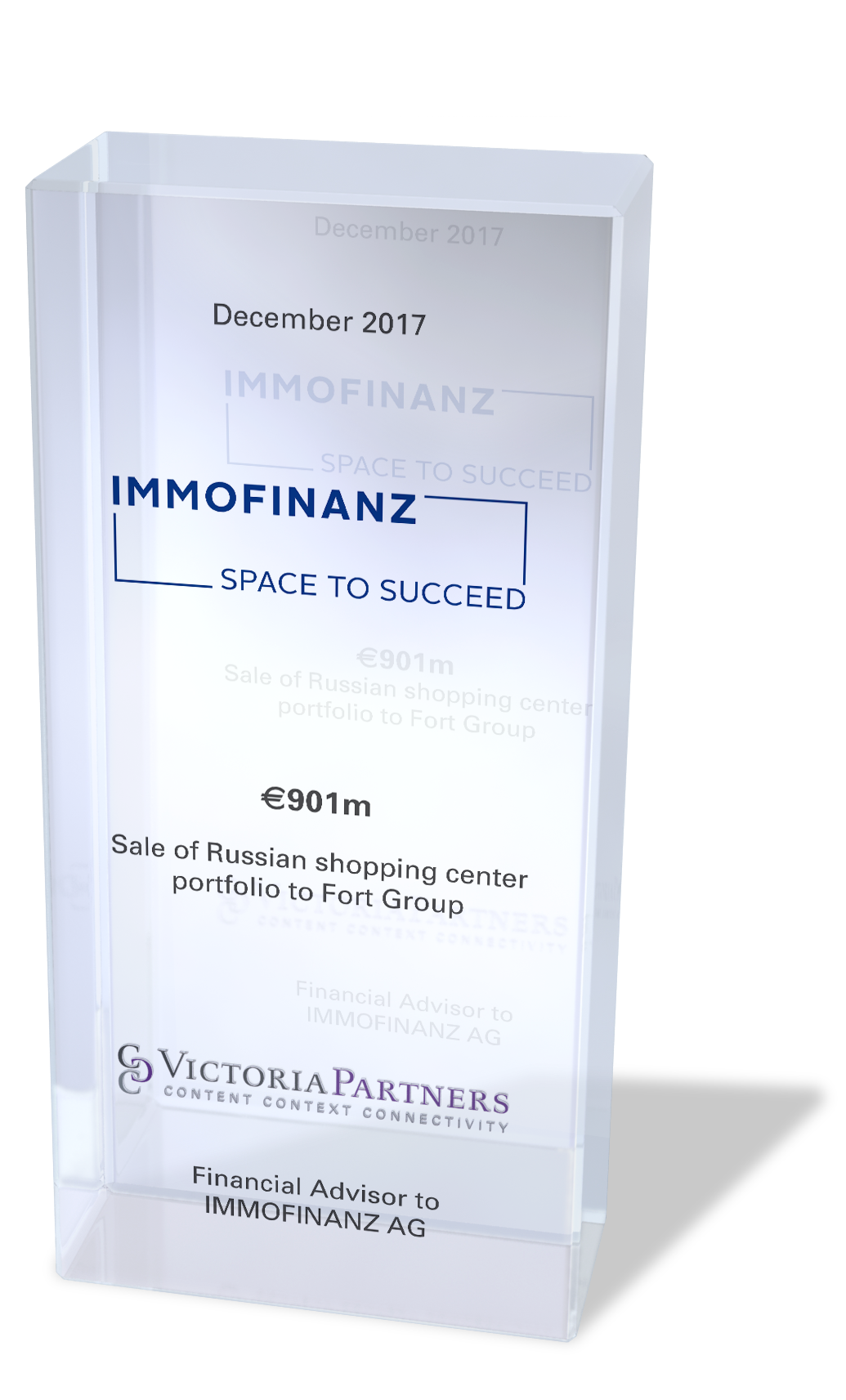 VICTORIAPARTNERS - Financial Advisor to Immofinanz AG - December 2017