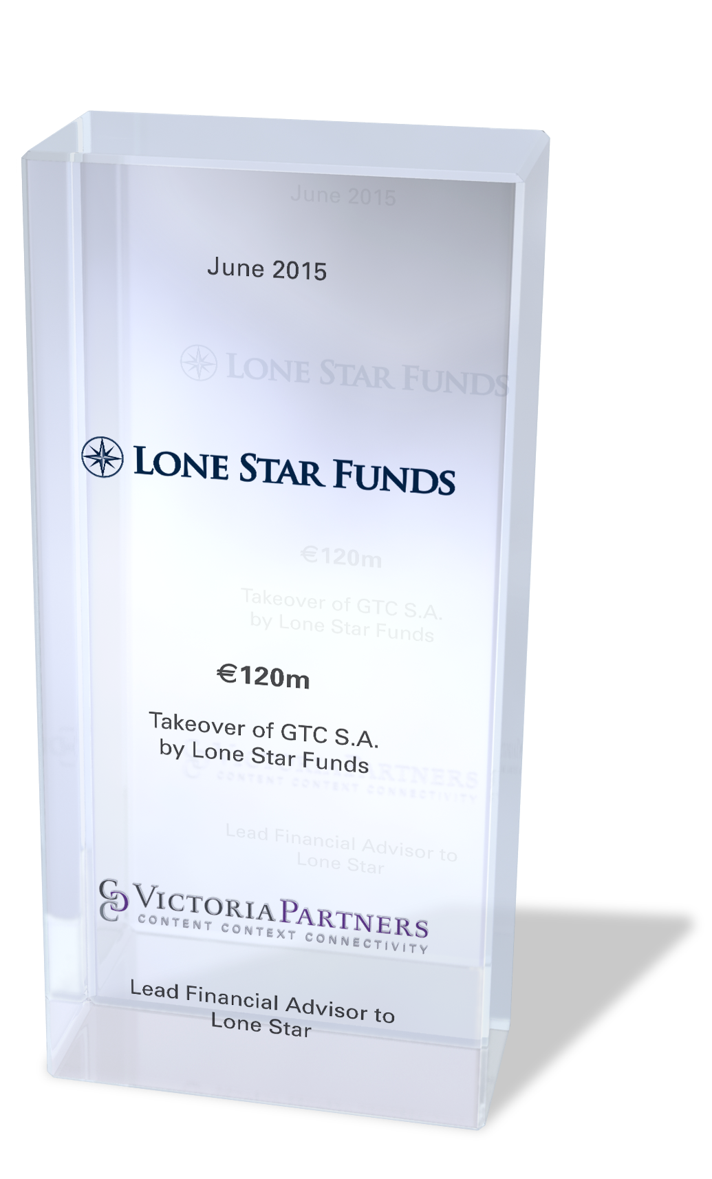 VICTORIAPARTNERS - Lead Financial Advisor to Lone Star - June 2015