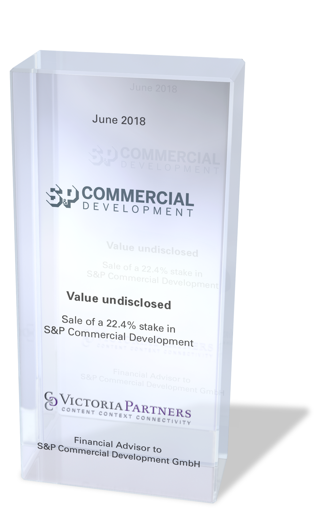 VICTORIAPARTNERS - Financial Advisor to S&P Commercial Development GmbH - June 2018