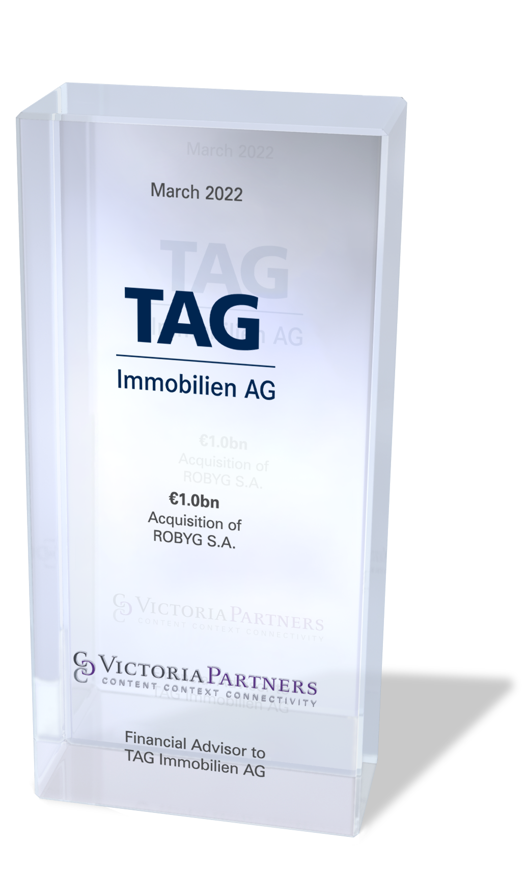 VICTORIAPARTNERS - Financial Advisor to TAG Immobilien AG - March 2022