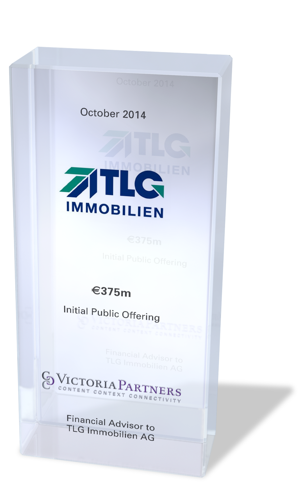 VICTORIAPARTNERS - Financial Advisor to TLG Immobilien AG - October 2014