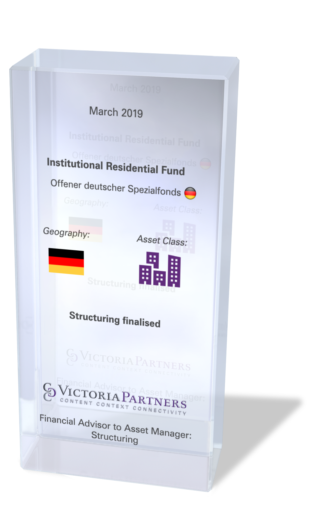 VICTORIAPARTNERS - Financial Advisor to Asset Manager: Structuring - March 2019