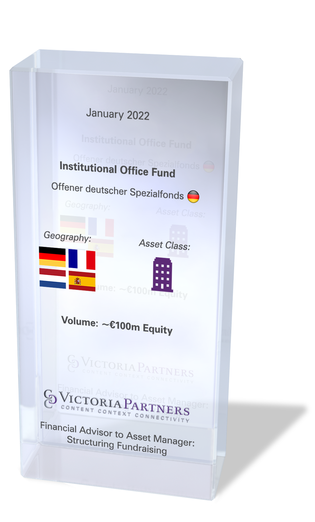 VICTORIAPARTNERS - Financial Advisor to Asset Manager: Structuring, Fundraising in Deutschland- Januar 2022