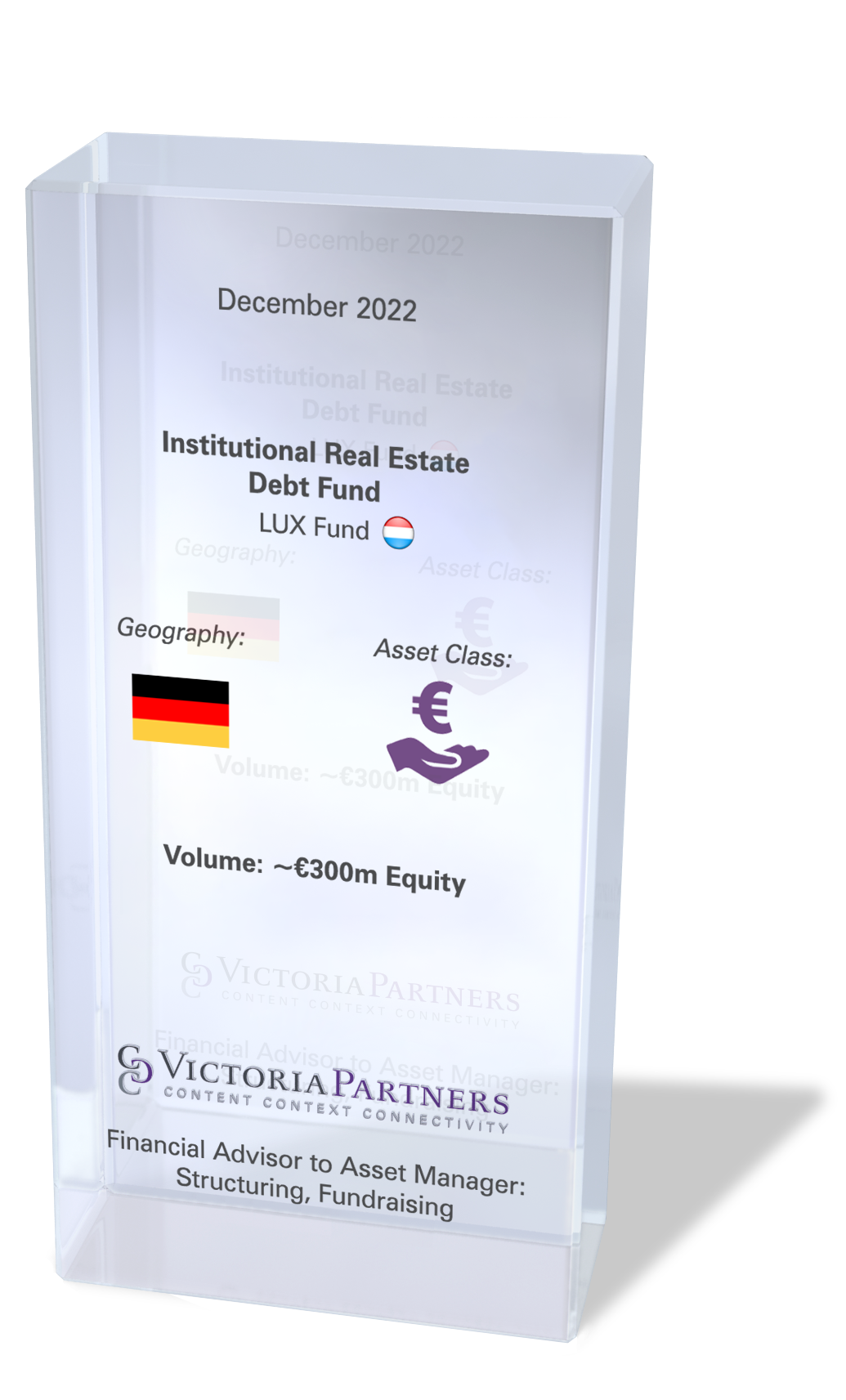 VICTORIAPARTNERS - Financial Advisor to Asset Manager: Structuring, Fundraising in Deutschland- December 2022